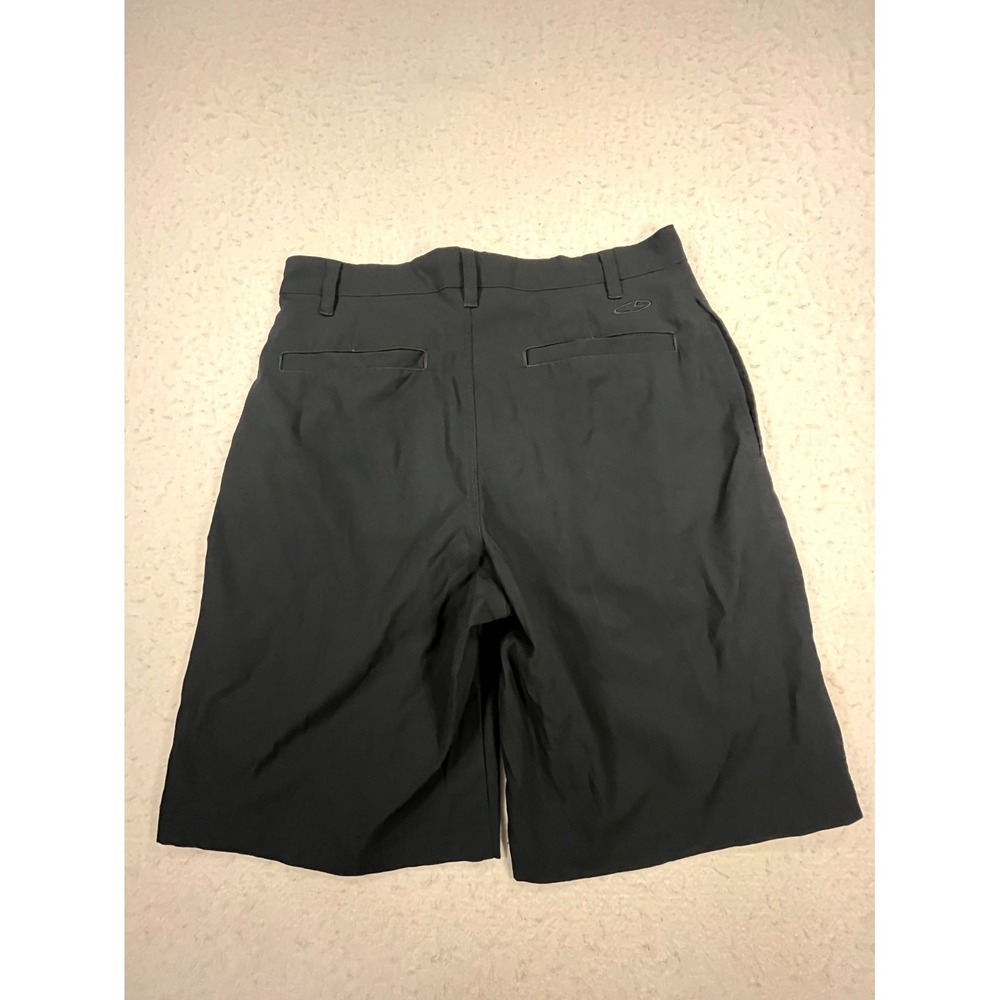C9 By Champion Golf Shorts Mens 30W‎ Black Logo Performance Flat Front Casual - Picture 2 of 9